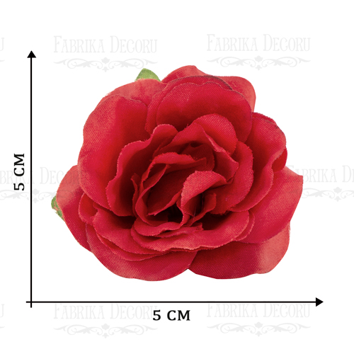 Rosenblüten, Farbe Rot, 1 Stk - foto 1  - Fabrika Decoru