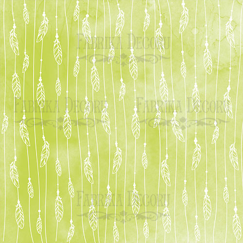 Набор бумаги для скрапбукинга Mind Flowers 20x20 см 10 листов - Фото 6
