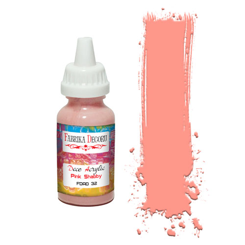Acrylfarbe Pink Shabby 40 ml - Fabrika Decoru