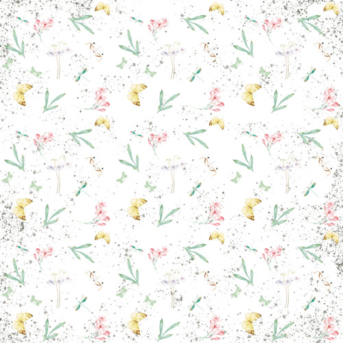 Double-sided scrapbooking paper set Scent of spring 12"x12", 10 sheets - foto 1