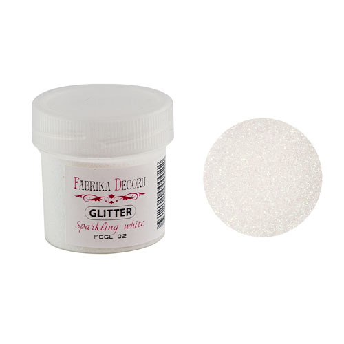 Glitter, color Sparkling white, 20 ml