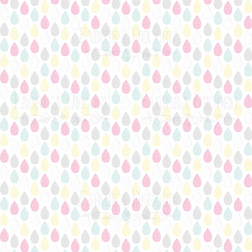 Double-sided scrapbooking paper set Puffy Fluffy Girl 12"x12" 10 sheets - foto 4