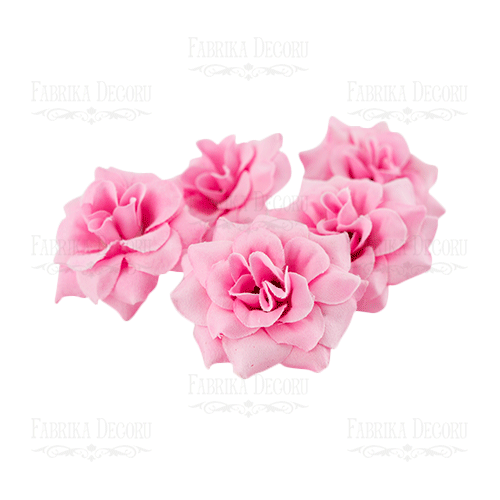 Rosenblüten, Farbe Rosa, 1 Stk - Fabrika Decoru