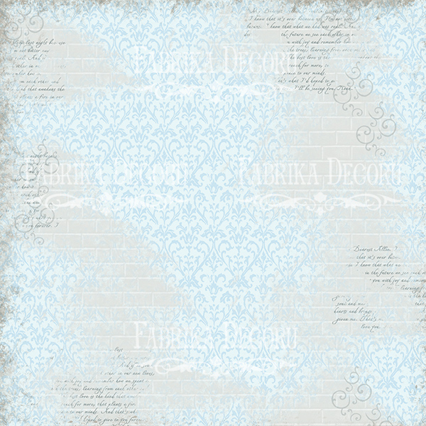 Double-sided scrapbooking paper set Shabby memory 12"x12", 10 sheets - foto 10
