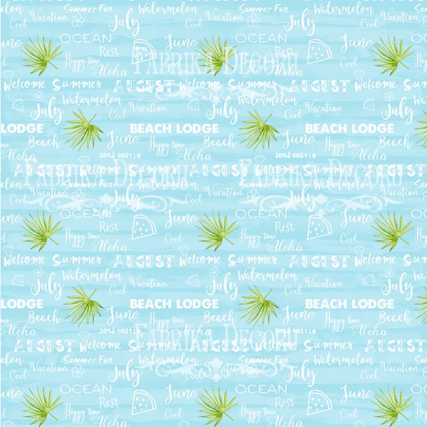 Набор бумаги для скрапбукинга Tropical paradise 20x20 см, 10 листов - Фото 10
