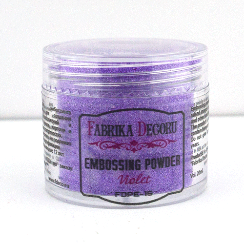 Embossing-Puder Violett 20 ml - Fabrika Decoru