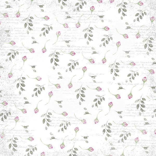 Double-sided scrapbooking paper set Shabby love 12"x12", 10 sheets - foto 1