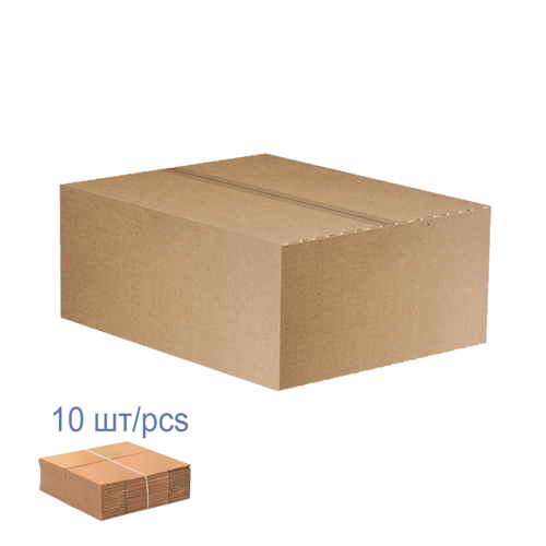 Pudełko kartonowe do pakowania, 10 szt,  3-warstwowe, brązowe, 230 х 165 х 95 mm - Fabrika Decoru