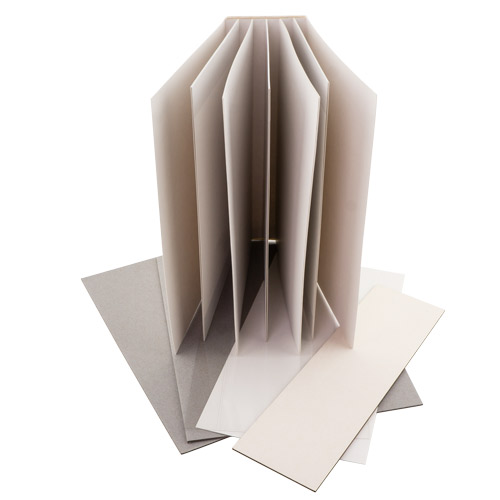 Blank scrapbook album (photo album), 20cm x 15cm, 5 sheets - foto 2