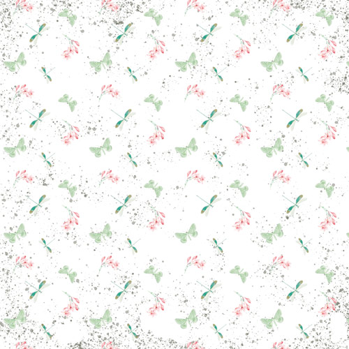 Double-sided scrapbooking paper set Scent of spring 12"x12", 10 sheets - foto 3