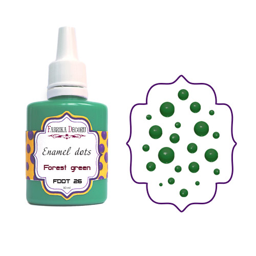Liquid enamel dots Forest green 30 ml