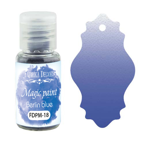 Sucha farba Magic paint Błękit pruski, 15 ml - Fabrika Decoru