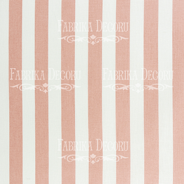Kawałek tkaniny Różowo-białe paski 