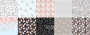 Double-sided scrapbooking paper set  Sensual Love 8”x8”, 10 sheets - 0