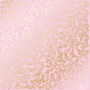 Лист односторонней бумаги с фольгированием, дизайн Golden Butterflies Pink, 30,5см х 30,5см