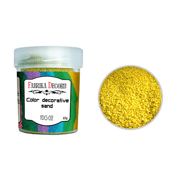 Colored sand Yellow 40 ml