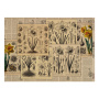 Kraft paper sheet "Botany spring", #6, 16,5’’x11,5’’