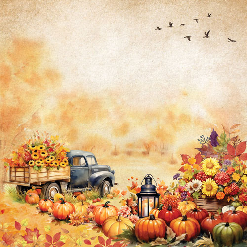 Колекція паперу для скрапбукінгу Bright Autumn  30.5 х 30.5 см, 10 аркушів - фото 4