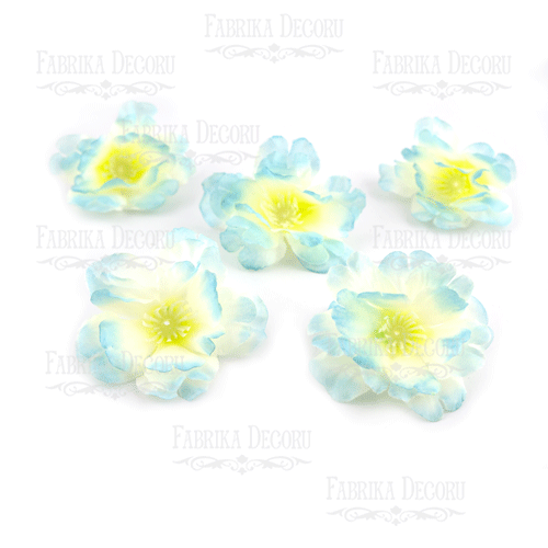 Sakura flowerv biały z jasnoniebieskim, 1 szt - Fabrika Decoru