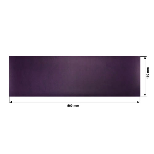 Piece of PU leather Violet, size 50cm x 15cm - foto 0