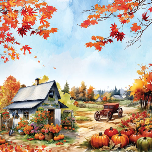 Колекція паперу для скрапбукінгу Bright Autumn  30.5 х 30.5 см, 10 аркушів - фото 7