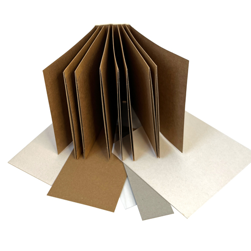 Blank kraft scrapbook album (photo album), 15cm x 15cm, 7 sheets - foto 1
