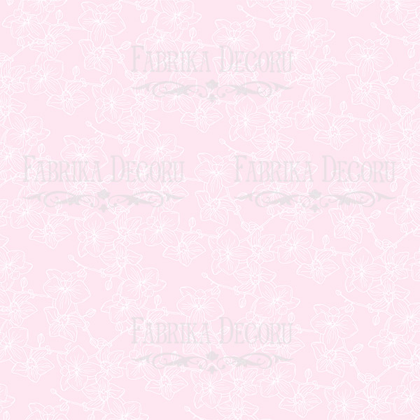 Double-sided scrapbooking paper set  Tender orchid 8"x8" 10 sheets - foto 4