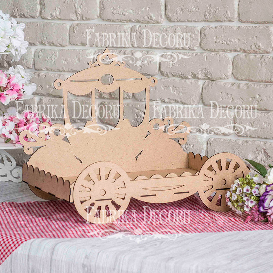 Cupcake stand "Carriage-2", 300 х 200 х 245 mm, DIY set  #056 - foto 0