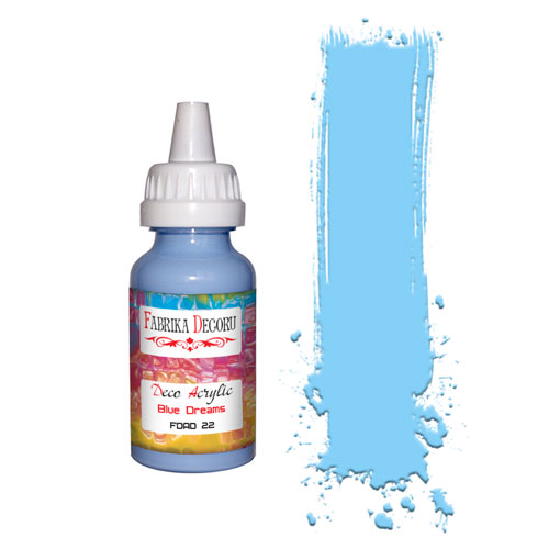 Acrylfarbe Blue Dreams 40 ml - Fabrika Decoru