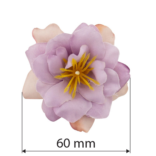 Цветок клематиса светло-фиолетовый, 1шт - Фото 1