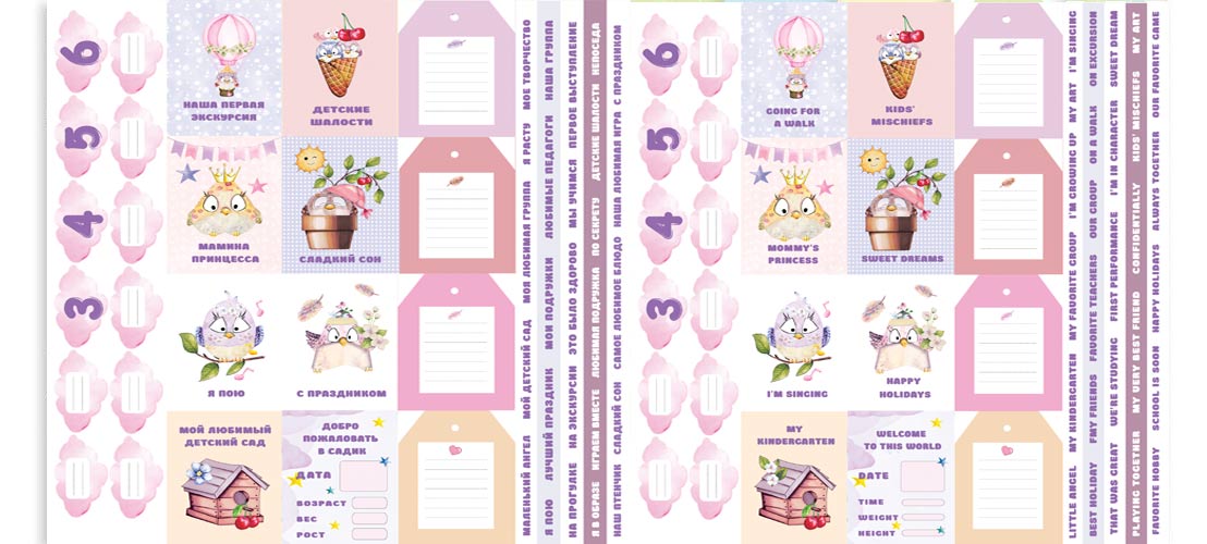 Коллекция бумаги для скрапбукинга Cutie sparrow girl, 30,5 x 30,5 см, 10 листов - Фото 12