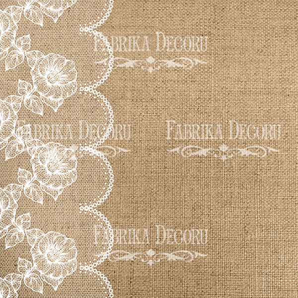 Набор бумаги для скрапбукинга Wood denim lace, 15x15 см, 12 листов - Фото 9