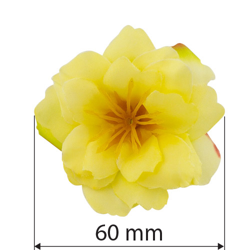 Цветок клематиса желтый, 1шт - Фото 1