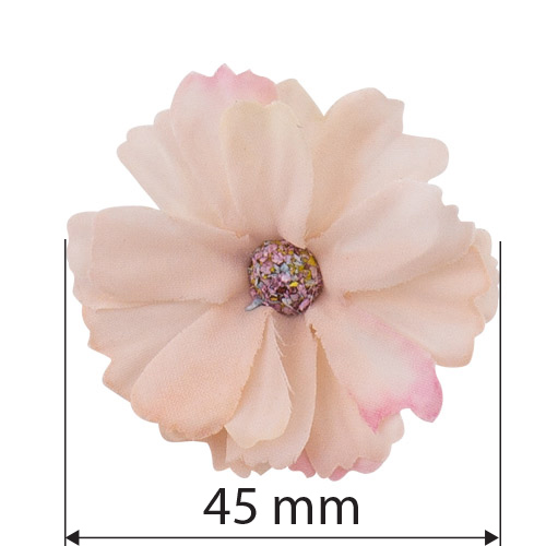 Цветок ромашки нежно-розовый, 1шт - Фото 1