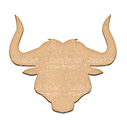  Art board Bull head 25х23 cm