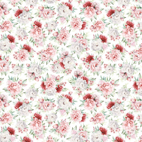 Double-sided scrapbooking paper set Peony garden 12"x12", 10 sheets - foto 6