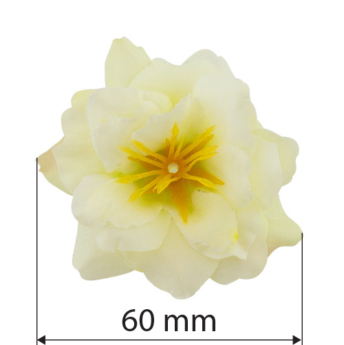 Kwiat powojnika jasny cytrynowy, 1 szt - foto 1  - Fabrika Decoru