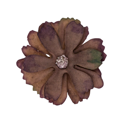 Цветок ромашки бордово-баклажановый, 1шт - Фото 0