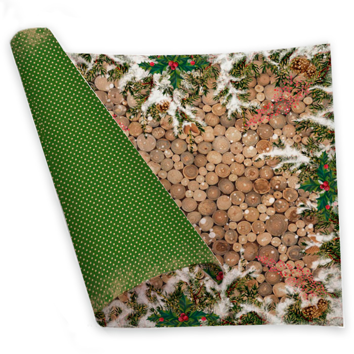 Doppelseitiges Scrapbooking-Papier-Set Botanik Winter, 20 cm x 20 cm, 10 Blätter - foto 2  - Fabrika Decoru