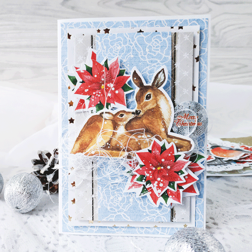 Greeting cards DIY kit, "Christmas greetings" - foto 0