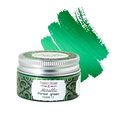 Metallic paint, color Forest green 30 ml