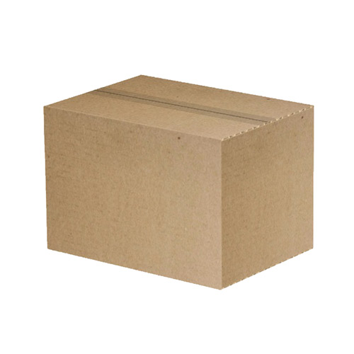 Cardboard box for packaging, 10 pcs set, 3 layers, brown, 350 х 250 х 250 mm - foto 1