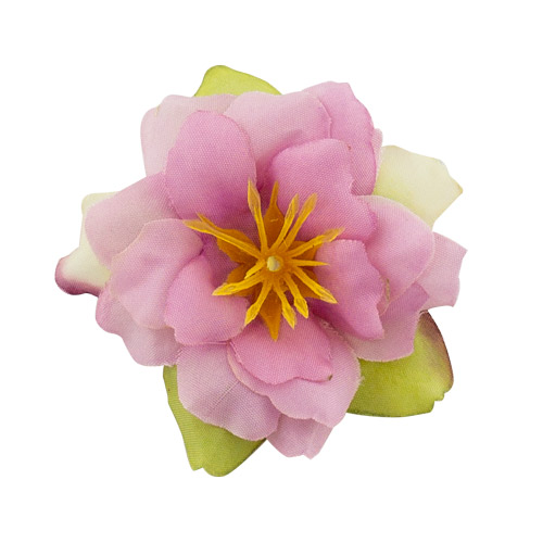 Цветок клематиса розовый шебби, 1шт - Фото 0