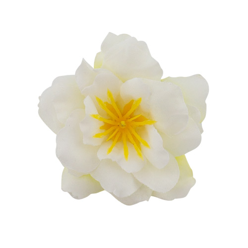 Цветок клематиса молочно-белый, 1шт - Фото 0