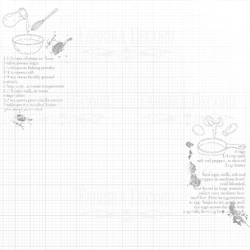 Набор бумаги для скрапбукинга Soul Kitchen 20x20 см 10 листов - Фото 8