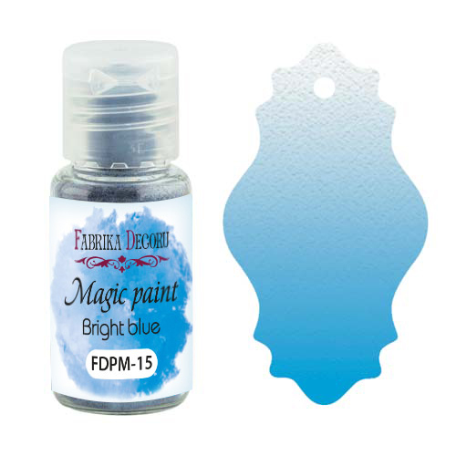 Dry paint Magic paint Bright blue 15ml