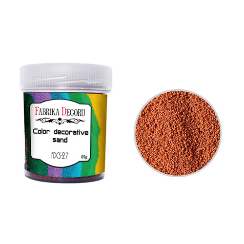 Farbiger Sand Milchschokolade 40 ml - Fabrika Decoru