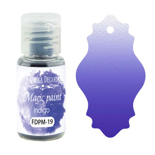 Trockenfarbe Magic Paint Indigo 15ml - Fabrika Decoru