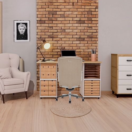DIY Мебельный органайзер для канцелярии, художественных, швейных принадлежностей, 365мм х 365мм х 385мм,  #05 - Фото 1