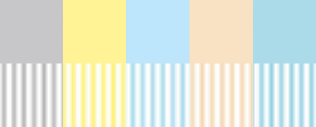 Scrapbooking paper set “Cool Stripes”, 6”x6” , 10 sheets - foto 0